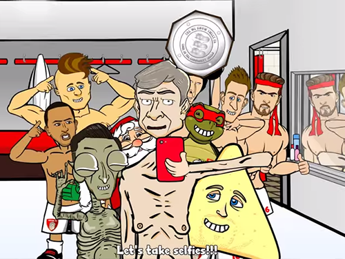 Rớt nước mắt với clip Wenger troll Mourinho sau chiến thắng tại Community Shield