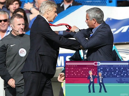 Cười rụng rốn với Street Fighter phiên bản Mourinho vs Arsene Wenger