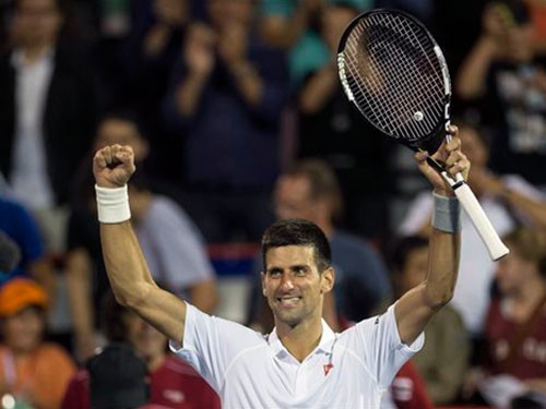Novak Djokovic 2-1 Ernests Gulbis
