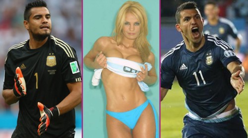 Vợ Romero đem điện thoại vỡ lên truyền hình chứng tỏ vụ tòm tem với Aguero