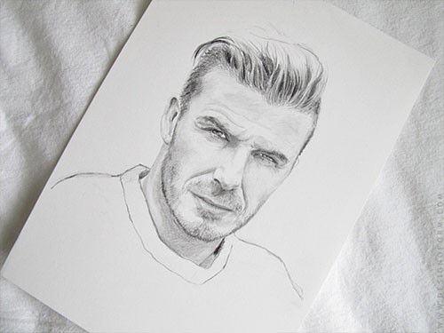 Nhìn lại cuộc đời sự nghiệp của Beckham qua từng nét vẽ