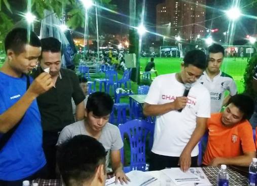 Bốc thăm chia bảng giải bóng đá Thành Phát 2015