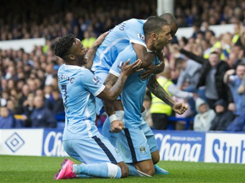 Everton 0-2 Manchester City: Cơn lốc màu xanh