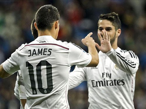 Pha phối hợp ngọt ngào như đường và sữa của James Rodriguez và Isco