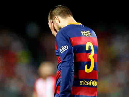 Barca: Pique kháng án bất thành