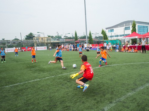 Khởi tranh giải bóng đá nhi đồng toàn quốc “Thách Thức Lotteria Cup 2015″