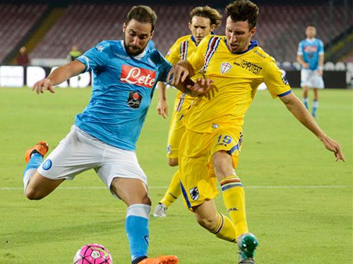Napoli 2-2 Sampdoria: Hòa bạc nhược