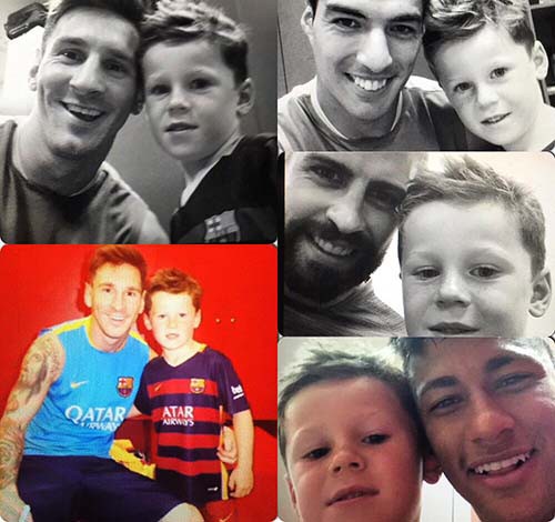 Con trai Rooney hâm mộ Barcelona