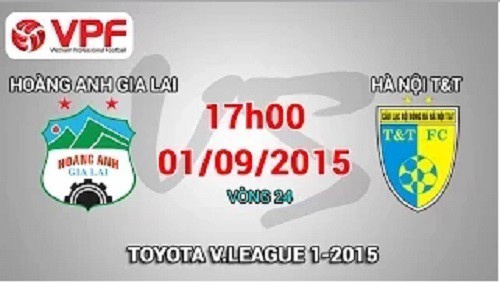 Trực tiếp vòng 24 V League: Hoàng Anh Gia Lai vs Hà Nội T&T
