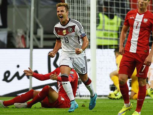 Đức 3-1 Ba Lan: Gotze lập cú đúp, Đức lấy ngôi đầu từ tay Ba Lan