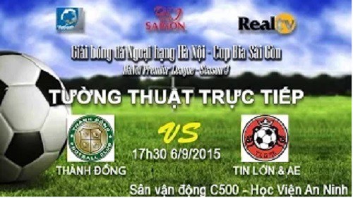 Trực tiếp HPL-S3: Thành Đồng vs Tin Lớn & AE
