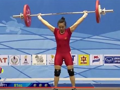 Vương Thị Huyền Anh đem vàng về cho cử tạ Việt Nam ở giải châu Á