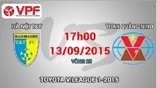 Trực tiếp vòng 25 V League: Hà Nội T&T vs Than Quảng Ninh