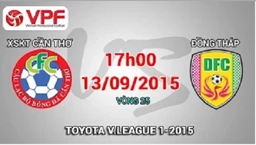 Trực tiếp vòng 25 V League: XSKT Cần Thơ vs Đồng Tháp