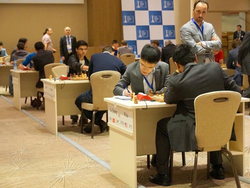 World Cup cờ vua 2015: Quang Liêm hòa tiếp ván lượt về vòng 3
