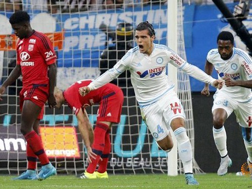 Marseille 1-1 Lyon: Bất phân thắng bại
