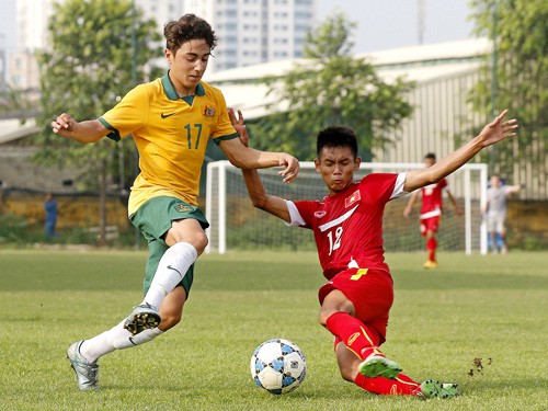 Thua U.16 Australia, U.16 VN xếp nhì bảng J