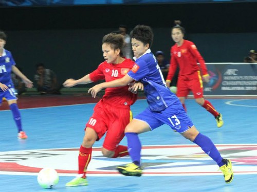 Nữ Việt Nam chia tay giải futsal châu Á 2015