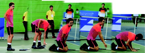 Giải tennis VĐQG 2015: Tuyển thủ vái lạy trọng tài