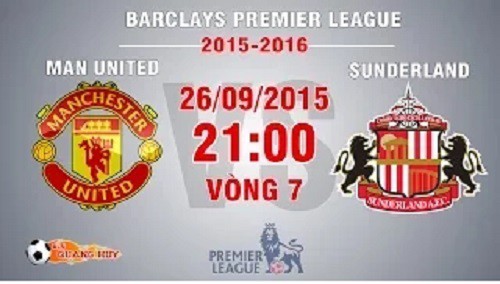 Trực tiếp vòng 7 Premier League: Man United vs Sunderland