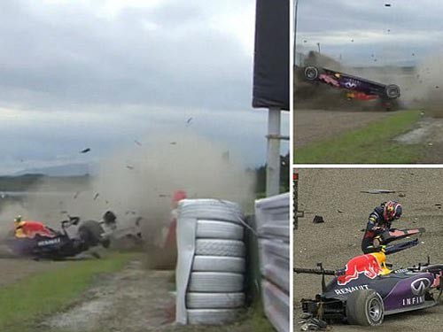 F1 Japanese GP: Tay đua đội Red Bull thoát chết thần kỳ