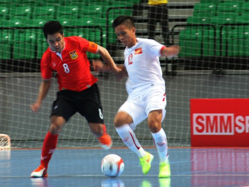 Giải futsal VĐ ĐNÁ 2015: ĐT Việt Nam khởi đầu như mơ