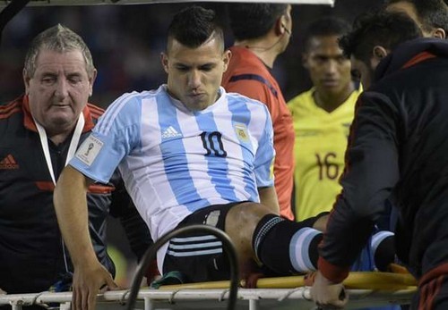 Dính chấn thương, Sergio Arguero có thể lỡ derby Manchester