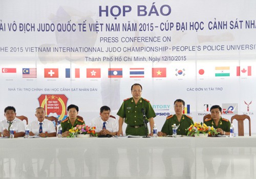 Giải Judo Quốc tế VN 2015 – Cúp Đại học Cảnh sát nhân dân: Trở lại sau 6 năm gián đoạn