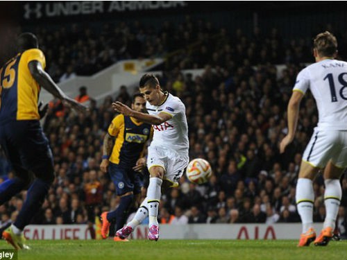 Cầu thủ vô danh tái hiện siêu phẩm kiểu rabona của Lamela