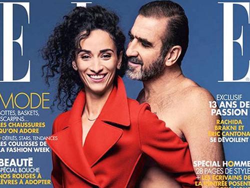 Cantona khỏa thân trên bìa tạp chí
