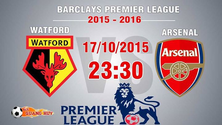 Trực tiếp vòng 9 Premier League: Watford vs Arsenal