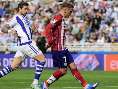 Real Sociedad 0-2 Atletico Madrid: Ngày về của Griezmann
