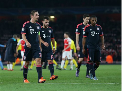 Những vấn đề của Bayern sau trận thua Arsenal