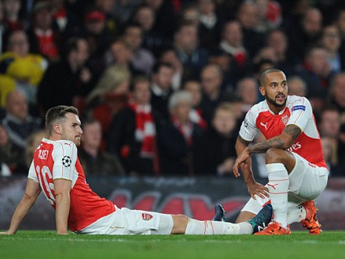 Arsenal mất Ramsey 1 tháng