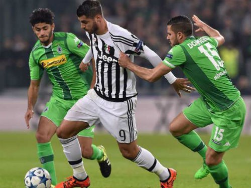 Juventus 0-0 Borussia Monchengladbach: Bất phân thắng bại