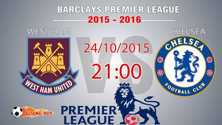 Trực tiếp vòng 10 Premier League: West Ham vs Chelsea