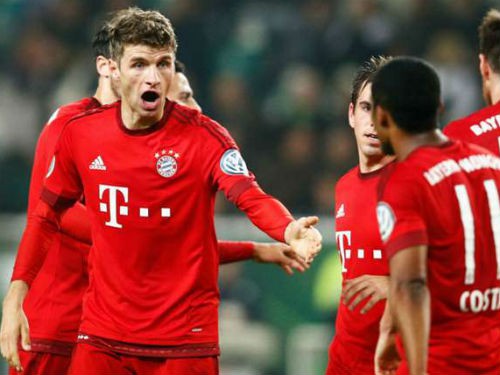 Wolfsburg 1-3 Bayern Munich: Muller lập cú đúp giúp ‘Hùm Xám’ hạ ‘Sói Xanh’