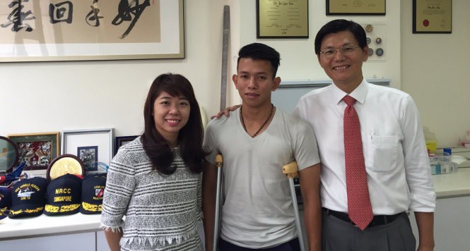 Hôm nay, chấn thương của Anh Khoa được sáng tỏ