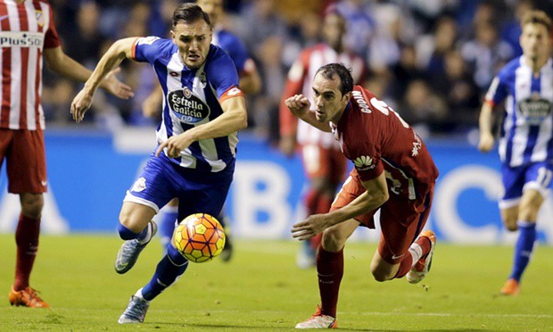 Rơi điểm trước Deportivo, thầy trò Simeone đánh mất cơ hội chiếm ngôi đầu