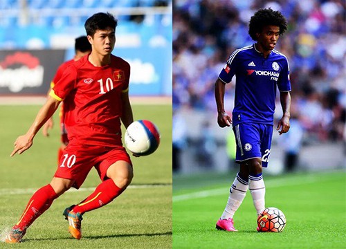 Tuyệt phẩm của Willian được so sánh với siêu phẩm của Công Phượng tại Sea Game 28