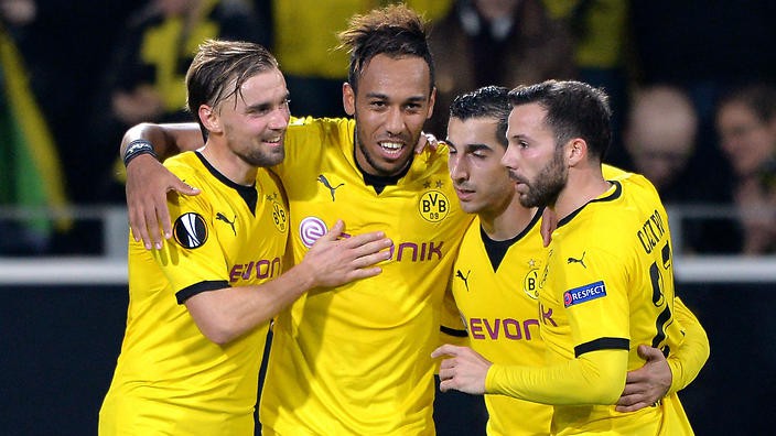 Borussia Dortmund 4-0 Qabala: Aubameyang lập công, Dortmund sớm giành vé