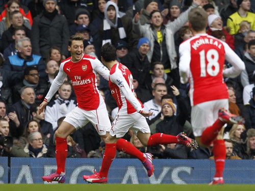 23h00 (08/11), Arsenal - Tottenham: “Pháo thủ” phiêu cùng Oezil