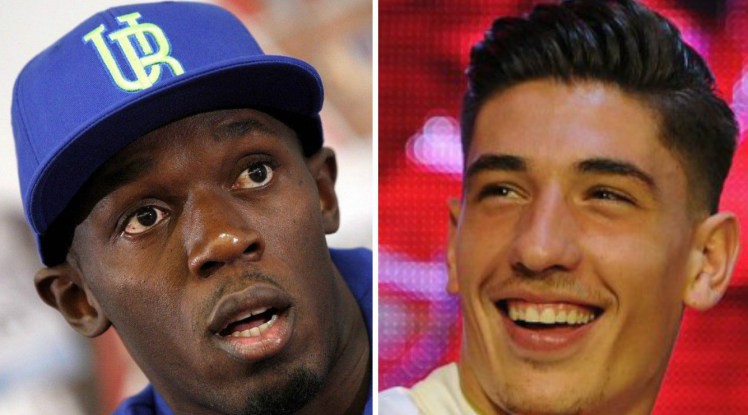 Bellerin nhanh hơn... Usain Bolt