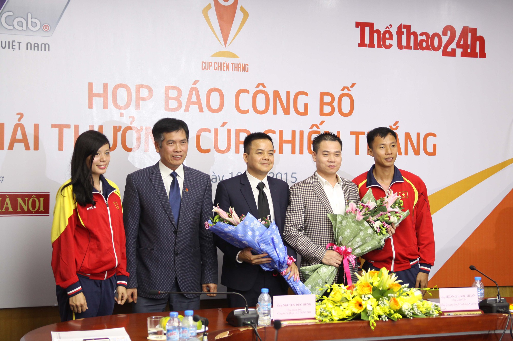 Tưng bừng họp báo Cúp Chiến thắng 2015 - Giải "Oscar thể thao Việt Nam"