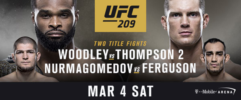 UFC 209: Woodley giữ đai Welterweight, Vannata thua thất vọng