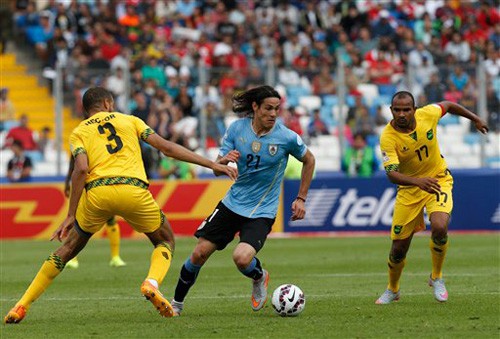 Edinson Cavani, Michael Hector, Rodolph Austin