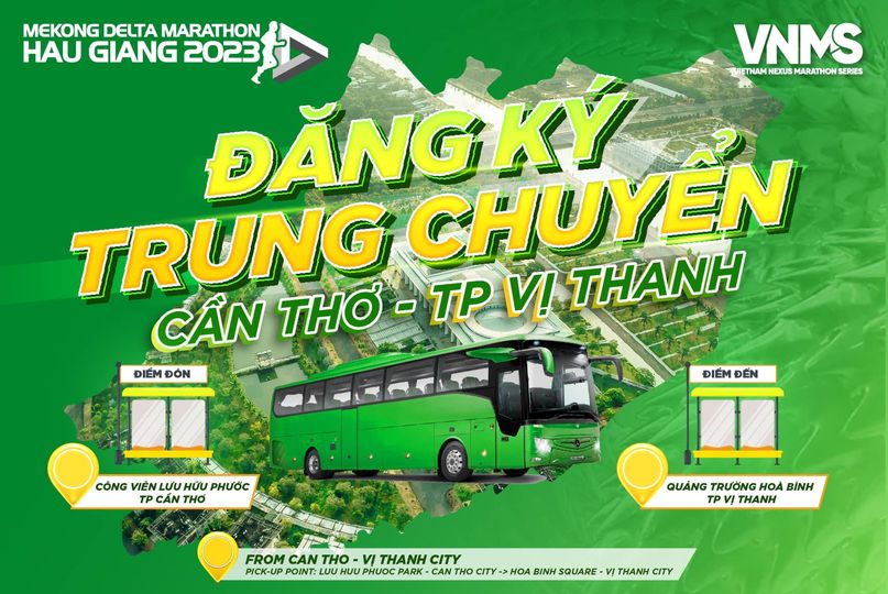Đi tìm giải pháp di chuyển, lưu trú cho người chạy Vietcombank Mekong Delta Marathon 2023