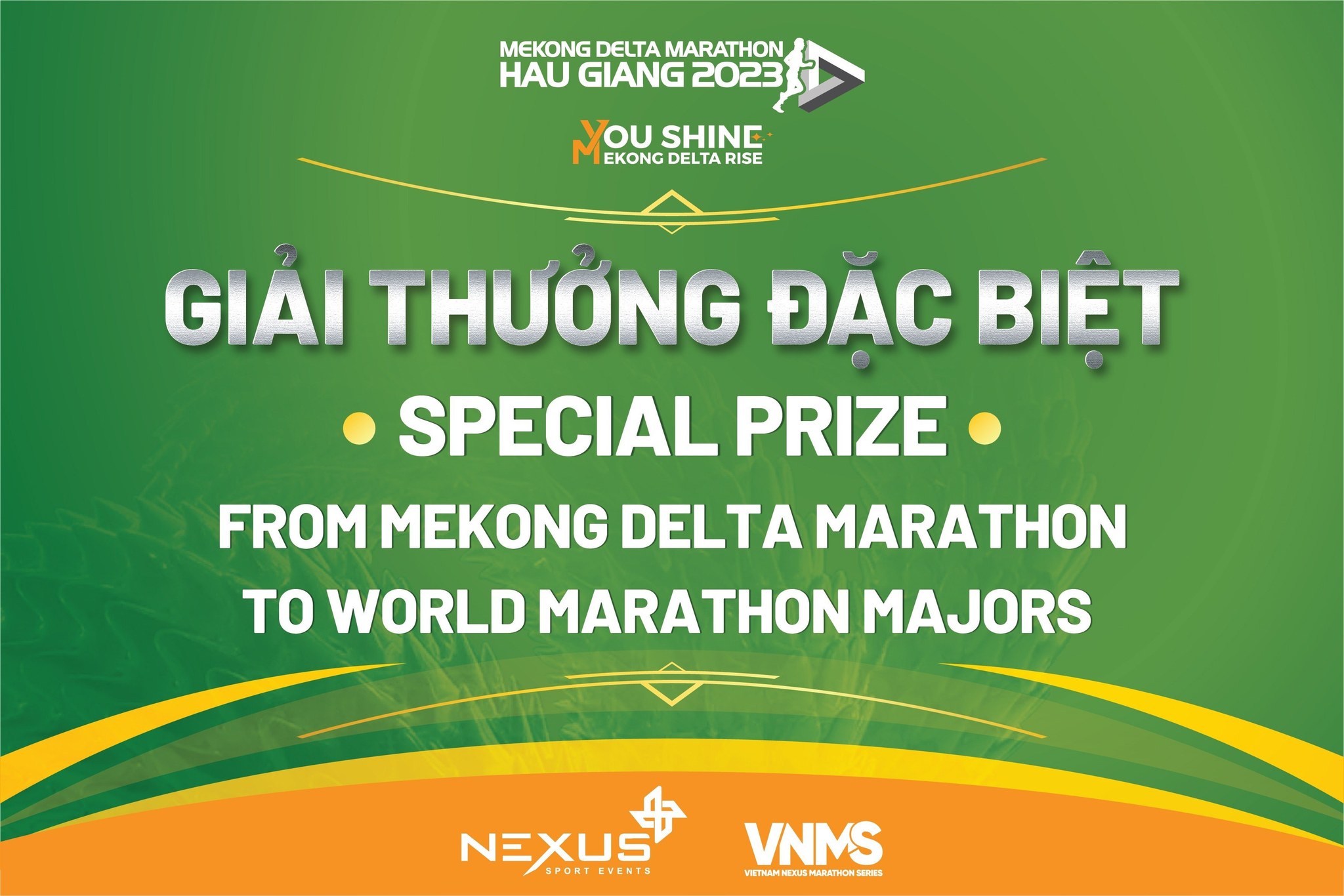 Vietcombank Mekong Delta Marathon Hậu Giang 2023 đưa VĐV phá kỷ lục giải tham dự World Major Marathons