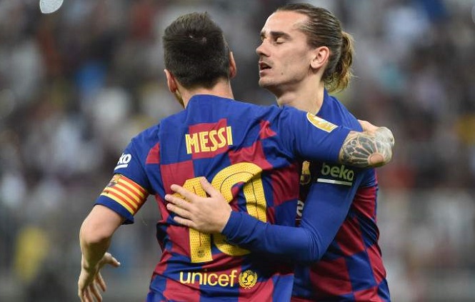 Barca mất một nửa số b&agrave;n thắng khi kh&ocirc;ng c&ograve;n Messi v&agrave; Griezmann