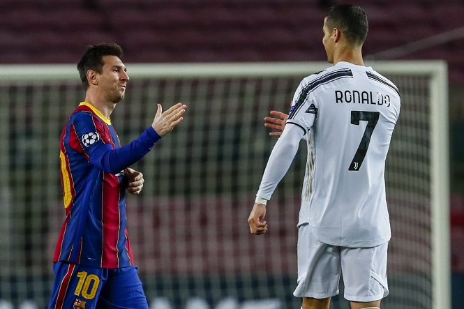 Messi c&oacute; thể đụng độ Ronaldo ở v&ograve;ng bảng Champions League